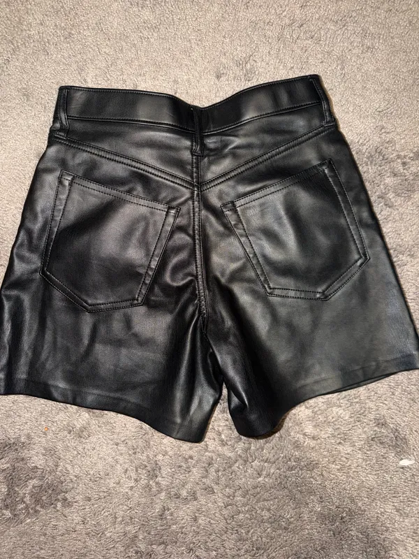 Abercrombie Leather Shorts - Image 2