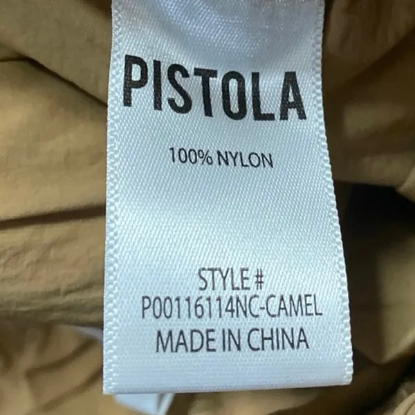 Pistola Women's Brown Elastic High Waist Drawstring Trousers Cargo Pants Size S - Image 4