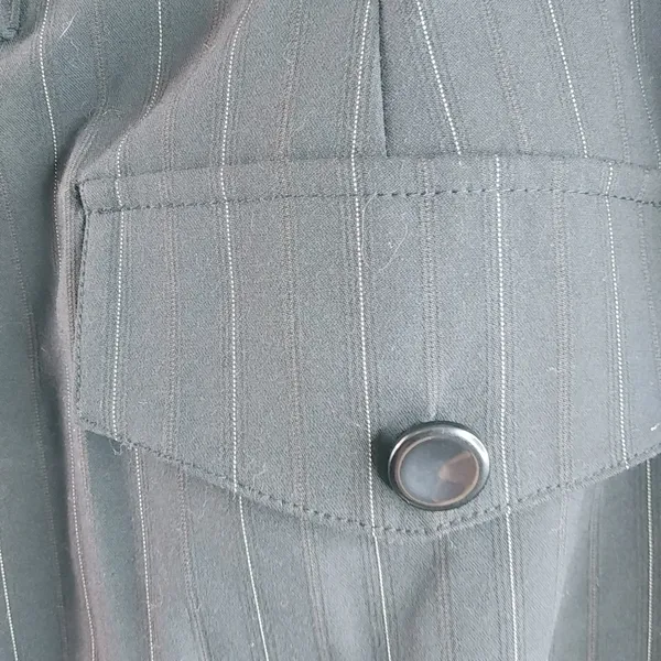 Larry Levine 12 32x31 Stretch PinStripe Dress Workwear Trousers Pants - Image 3