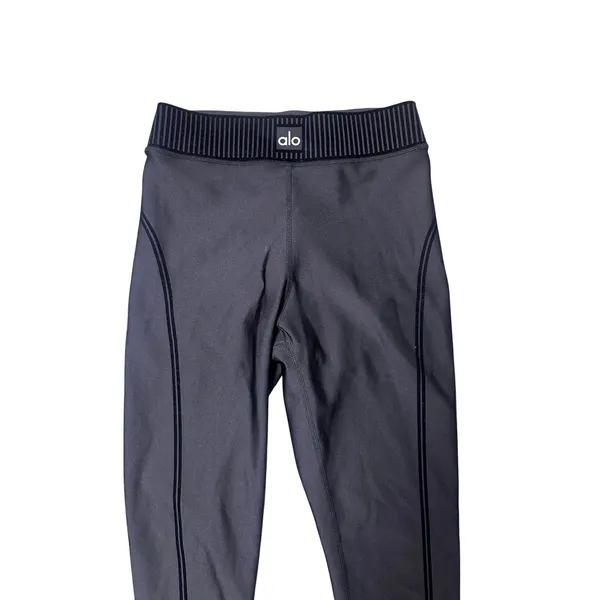 Alo Airlift High Waist 7/8 Line Up Leggings Black - Image 2