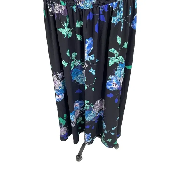 City Chic Suzu Floral Maxi Off the Shoulder Dress Black Plus Size‎ 22 - Image 5