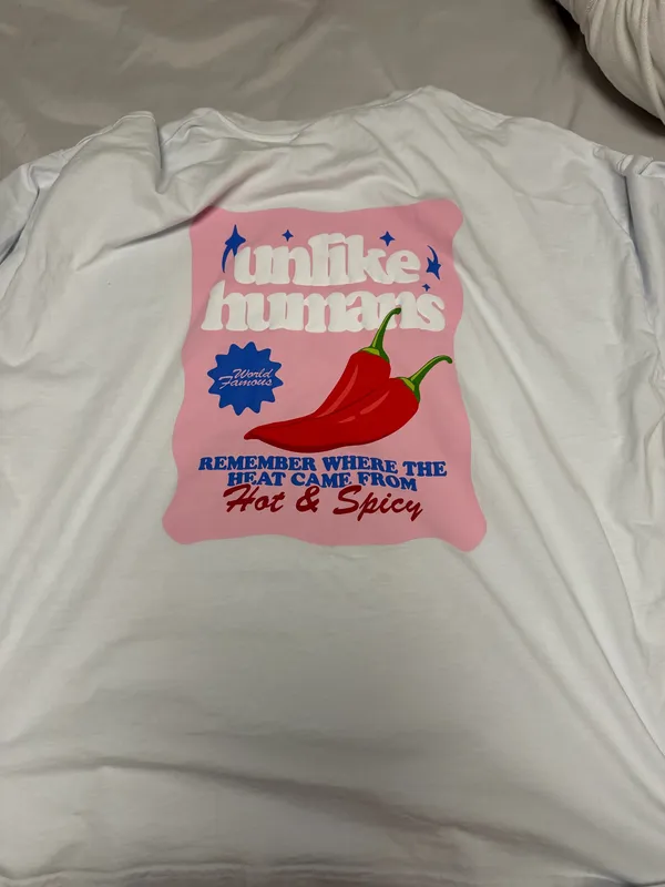 Unlike humans White Size XL - Image 4