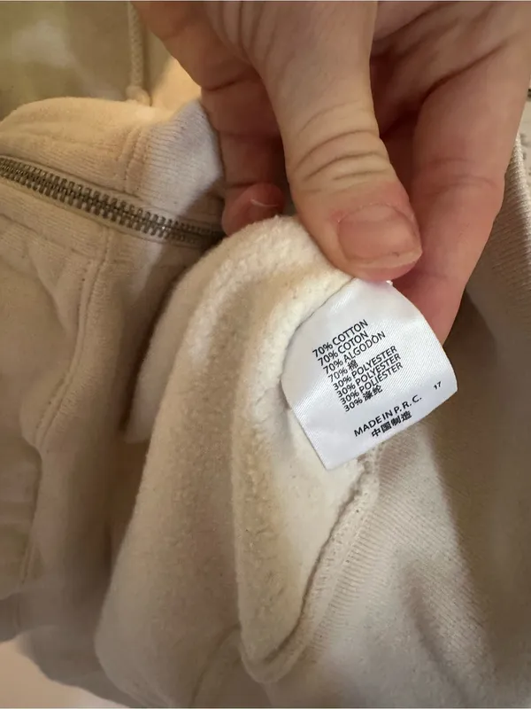 Brandy Melville Christy hoodie cream - Image 5