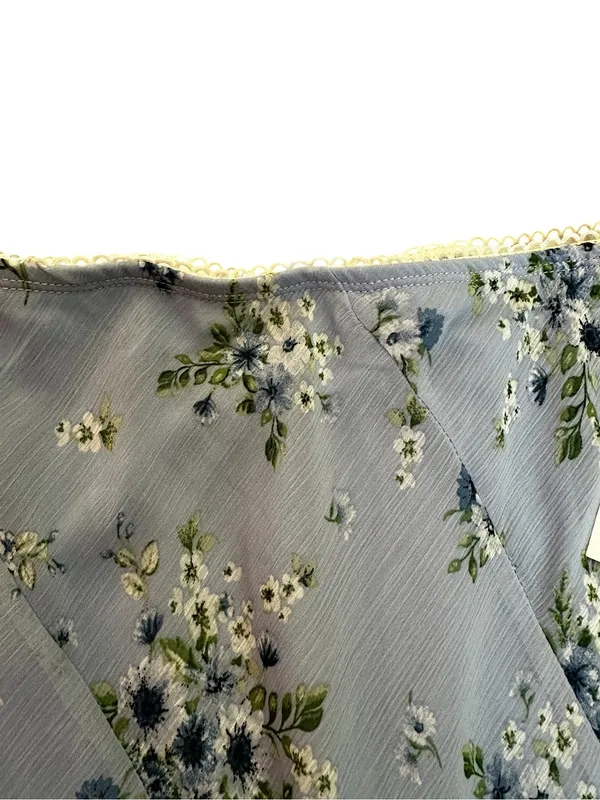 B-Wear Floral Midi Slip Skirt Fairy Grunge Feminine Cottage Coquette Coquette - Image 3