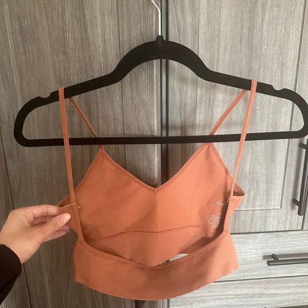 Free People Orange/Terracotta Strappy Bralette Top - Image 2