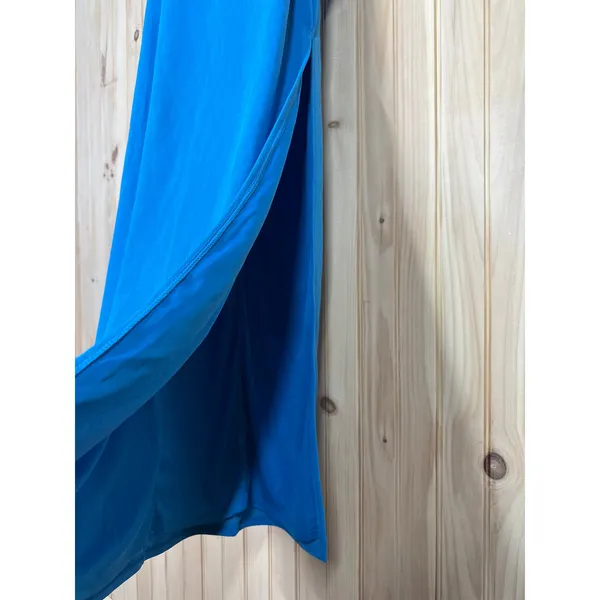 NWT Lulus Glamorous Dedication Blue Sleeveless Column Maxi Dress Wedding Size L - Image 6