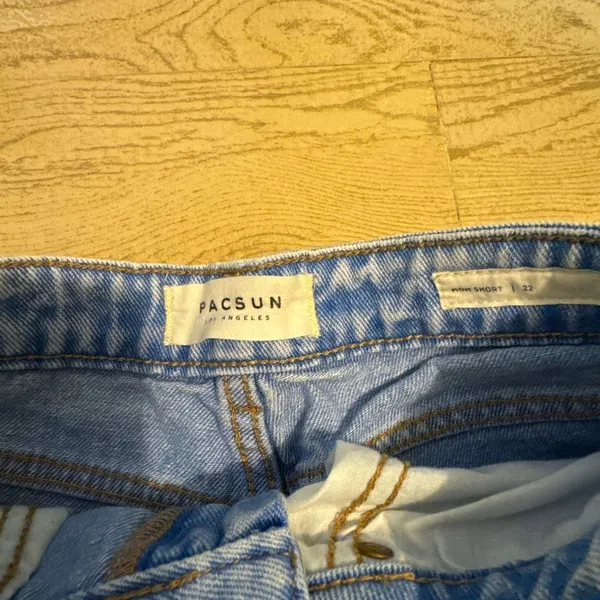 Pacsun blue mom shorts size 22 xs High‎ waisted short shorts. - Image 2