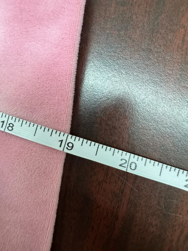 Juicy Couture Pink Velour Full Zip Cropped Jacket with Hood Size Large - Image 7