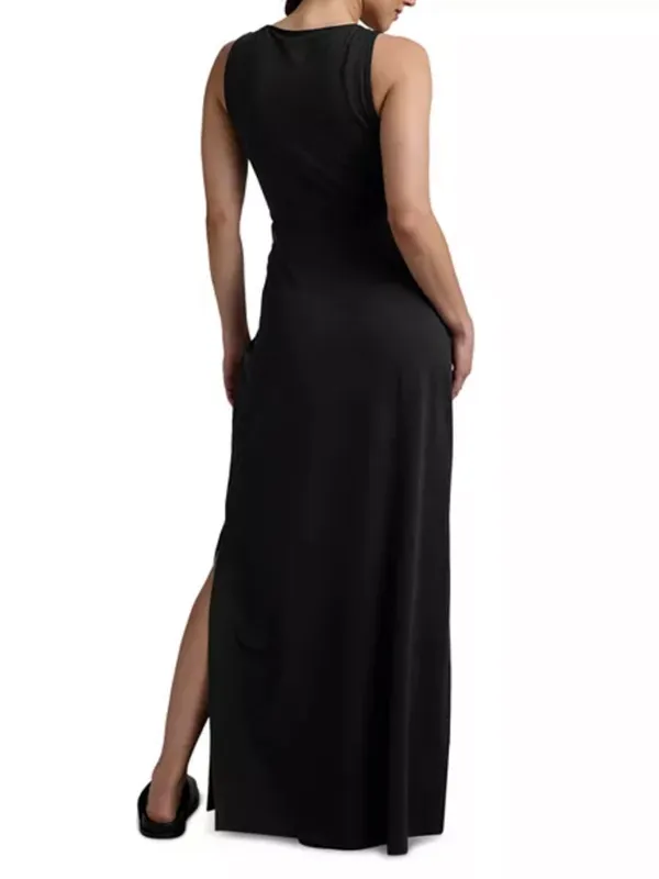 Beyond Yoga Black Around The World Twist Front Dress - Image 2