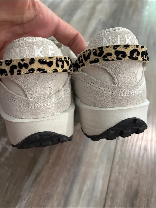 Nike Waffle Debut White Leopard Sneakers 9.5 - Image 5