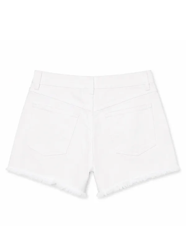 GAP woman white jeans short - Image 3