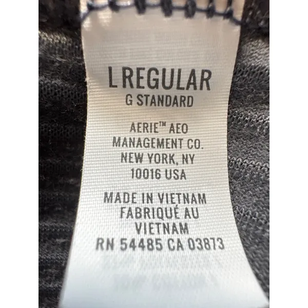 Aerie‎ Corduroy Flare Leggings Pants Womens Large Regular Gray Casual Stretch - Image 4