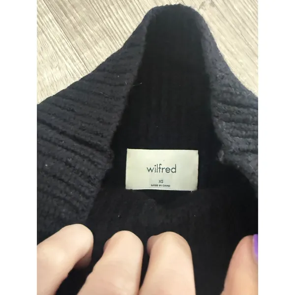 Aritzia Wilfred Montpellier Waist Turtleneck Sweater‎ - Black - XS - Image 2