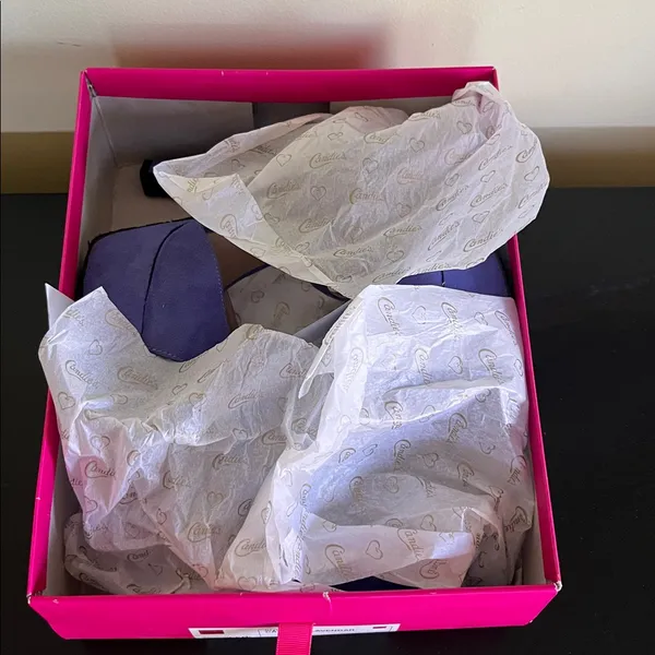Candie’s Y2K Purple Suede Platform Sandals with Ankle Strap - Image 10