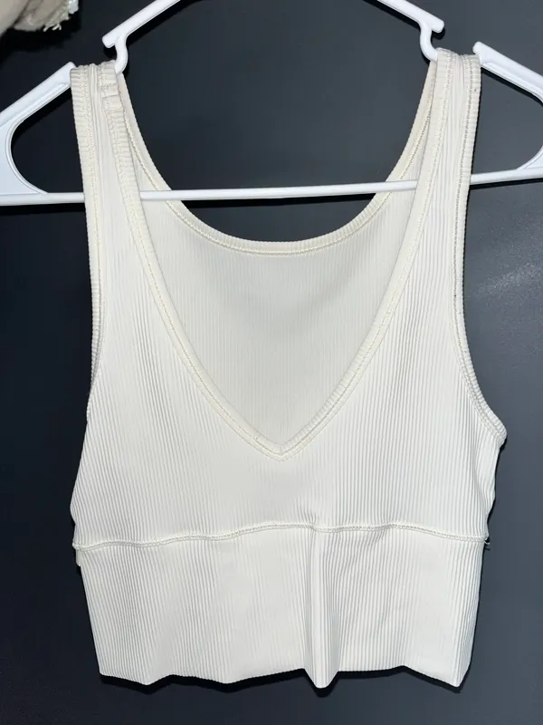 Lululemon Ribbed Crop Tank Top - Image 2
