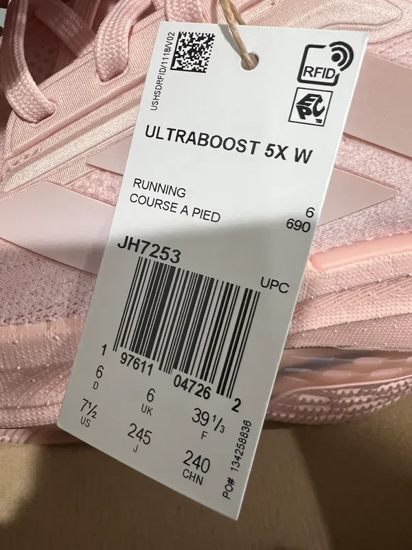 Adidas Ultraboost 5x WMNS Sandy Pink / Sandy Pink size 7.5 MSRP 175 - Image 8