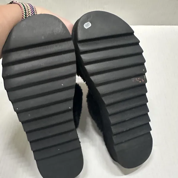 Koolaburra By UGG Shoes Womens Size 7 38 Black‎ Furr-ah Buckle Slide Slippers - Image 8