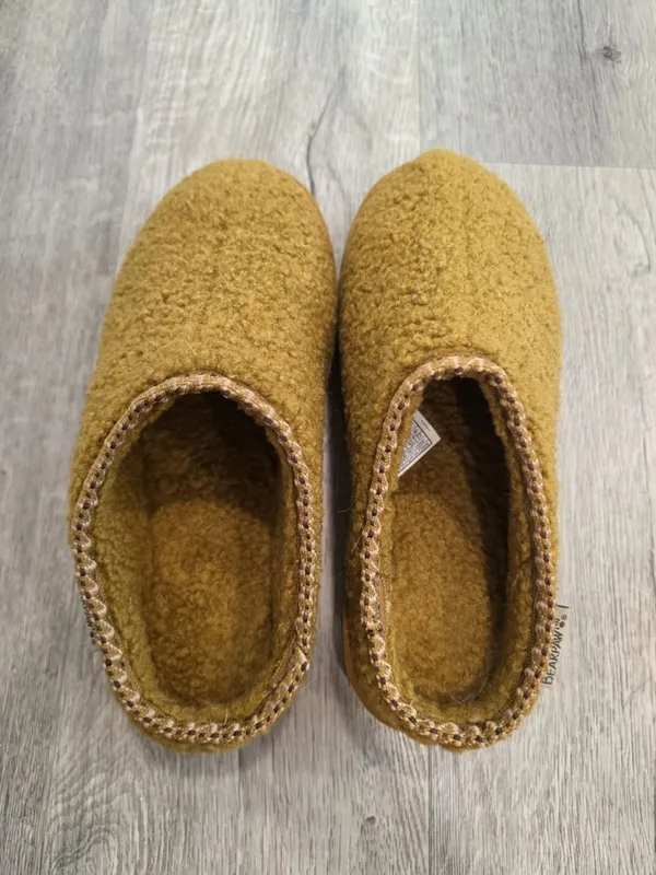 Bearpaw Women's Snuggle Martis Slippers Sz 10 WIDE Brown Faux Shearling Slip-On - Image 8