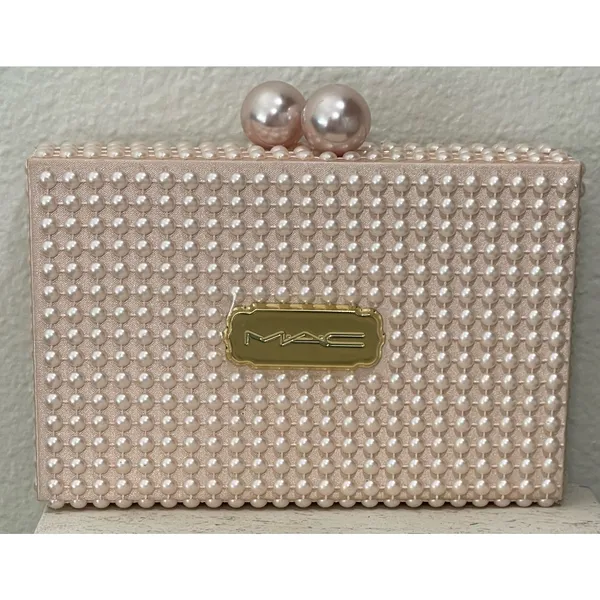 MAC Cosmetics Pearl Embellished Clutch - Image 2