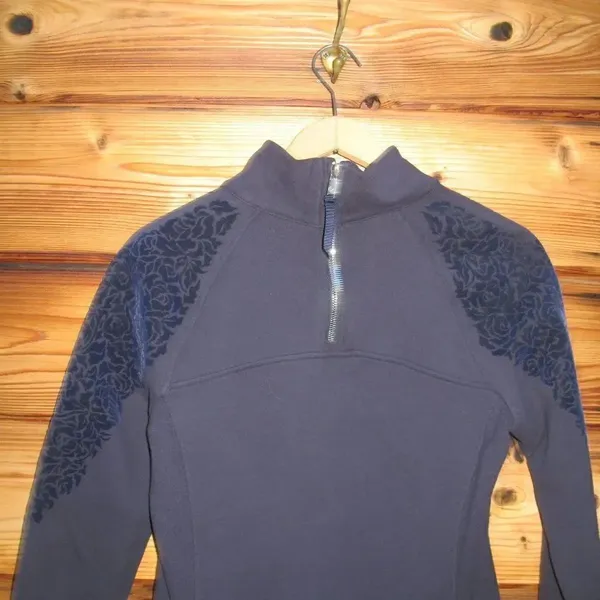 Lululemon Floral Flocked Sweatshirt  - Image 8