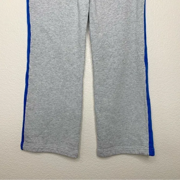 Women’s Side Stripe Fleece Straight Leg French Terry Pants, Sz Small - Image 9