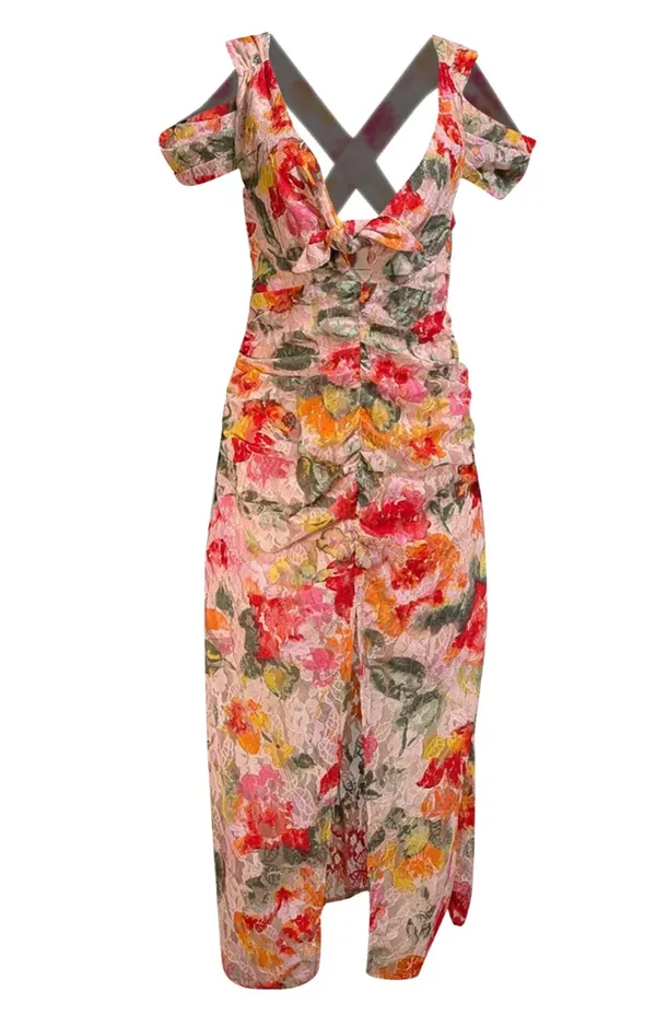 For Love & Lemons Beth Midi Dress Small - Image 5