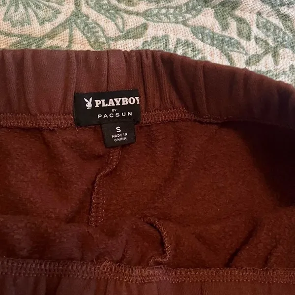 Brown Playboy by Pacson shorts with gold gems - Image 2
