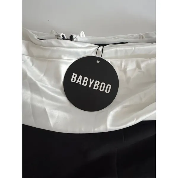 Babyboo DELTA MINI DRESS - BLACK/WHITE NWT - Image 7