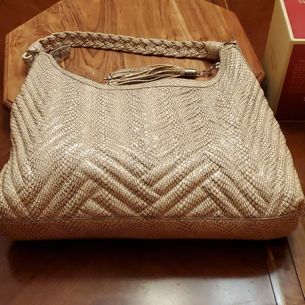 Cole Haan Snakeskin Satchel - Image 2