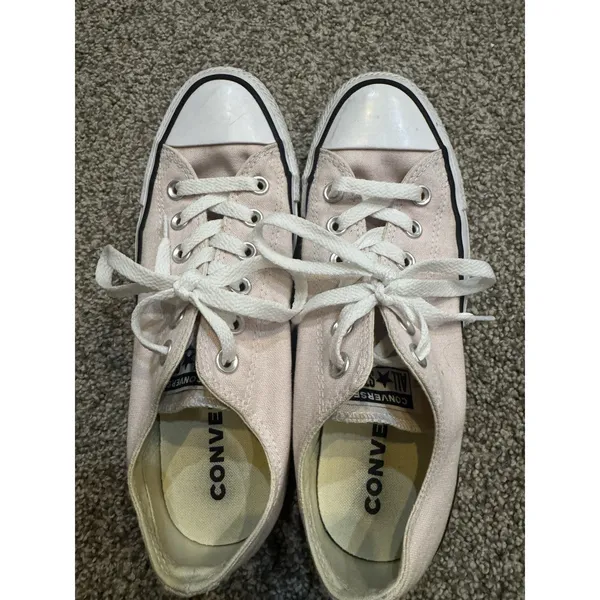 Converse Shoes Womens‎ 8 Sneakers Lace Up Lite Pink Canvas - Image 6
