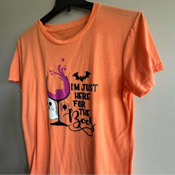 Halloween T-shirt Vibrant Orange Tee - Image 6