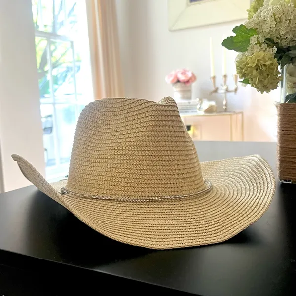 NWT STYLINE Tan Cowboy/ Cowgirl Hat - Image 2