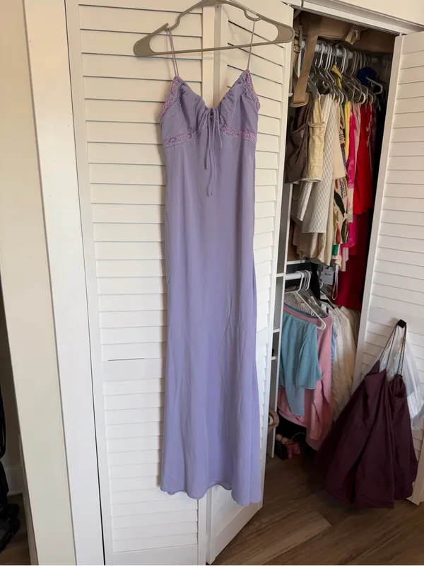 Princess Polly Lilac Slip Maxi Dress - Image 3