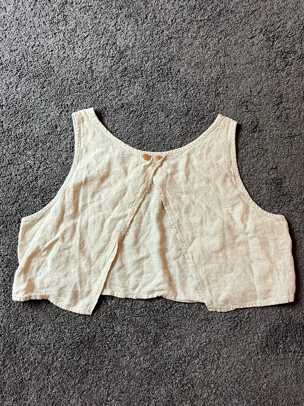 Crop Top Tan Size M - Image 2