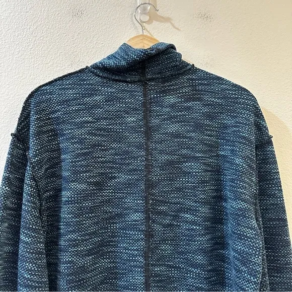 Free People‎ Women's Sunny Days Knit Oversized Turtleneck Sweater Size XS - Image 9