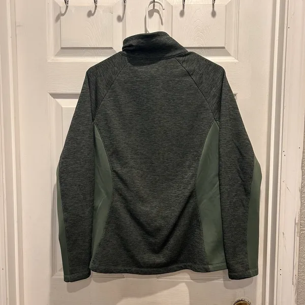 The North Face Womens‎ Green Heather Full Zip Fleece Pullover Large Gorpcore - Image 7