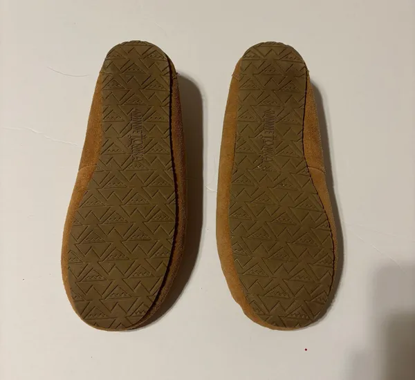 Slippers With Rubber Sole Brown Size 10 - Image 2