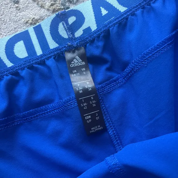 adidas Blue Athletic Shorts - Image 2