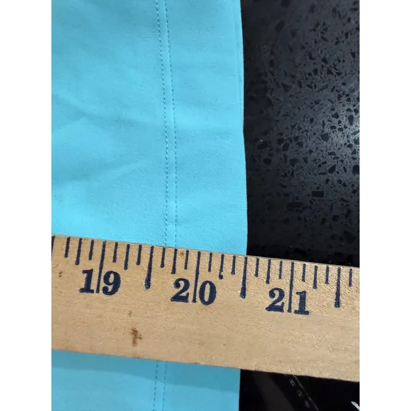 Lululemon Women Turquoise Blue Racerback High Neck Shelf Bra Tank Top 4033 - Image 7