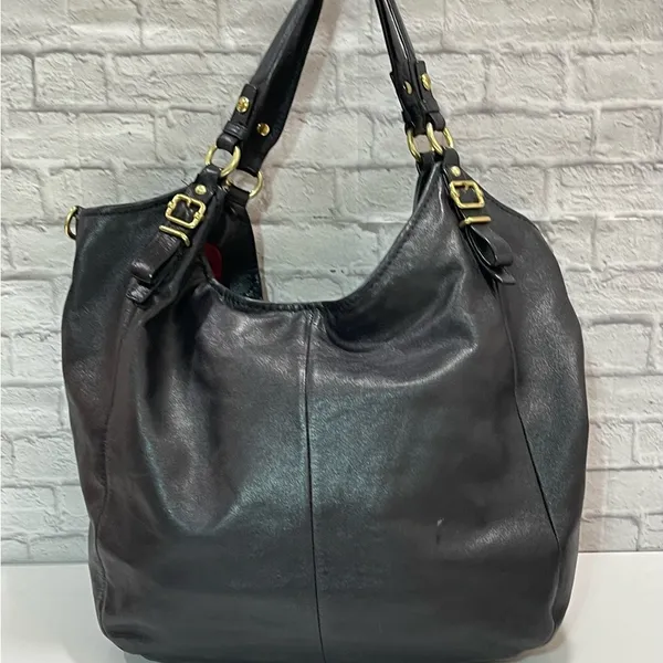 Coach 15958 Madison Black Leather Large Convertible Shoulder Bag. - Image 3