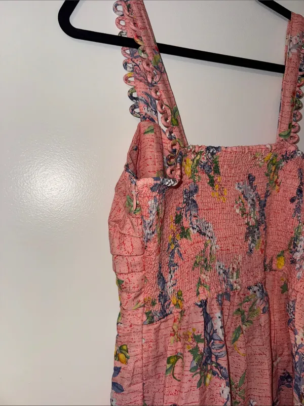 Ranna Gill Floral Linen Romper NWT Size Medium - Image 12
