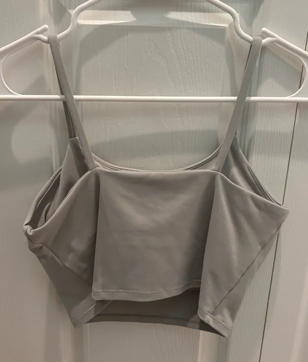 Cropped Tank Gray - Image 2