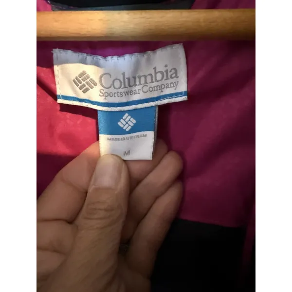 COLUMBIA Medium pink OMNI-TECH WATERPROOF HOODED insulated jacket - Image 5