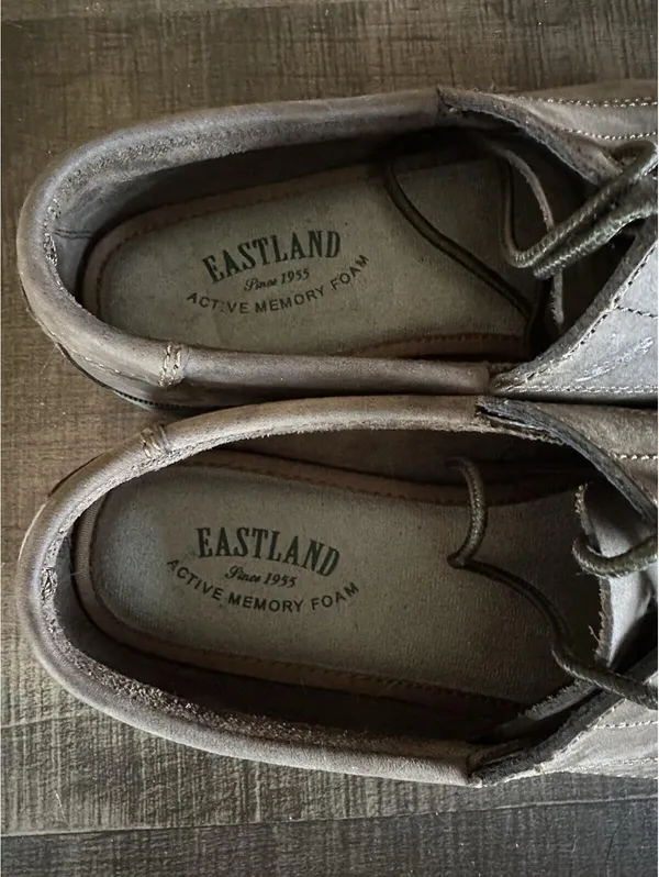 Eastland Classic Brown Leather Memory Foam Boat Shoes - Image 6