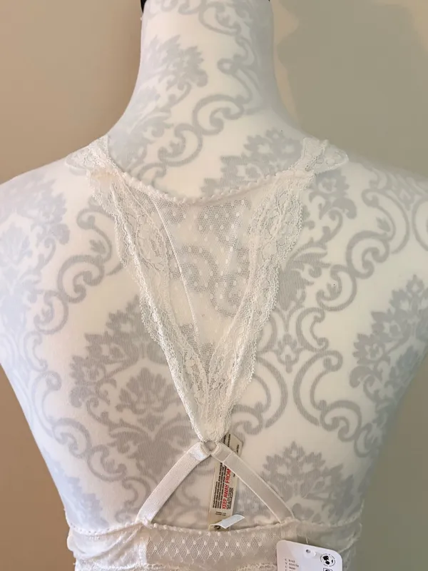 Free People | FP‎ Intimately Midweek Polka Dot Ivory Bralette Sz M - Image 6