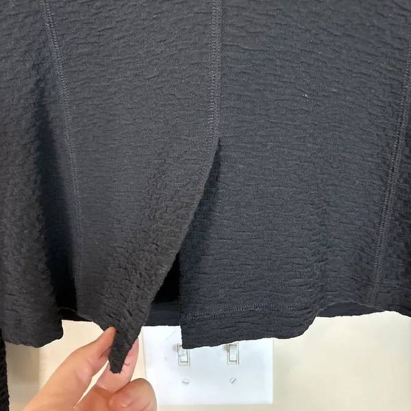 EILEEN FISHER Crinkle Textured Blazer Jacket Size S Black‎ Lining Stretch - Image 8