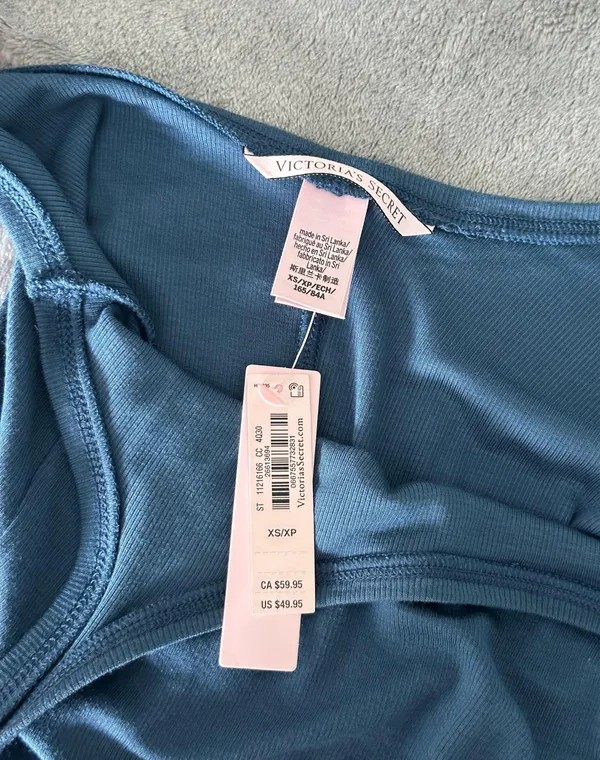 Victoria's Secret Ribbed Modal Long Sleep Dress - Image 3