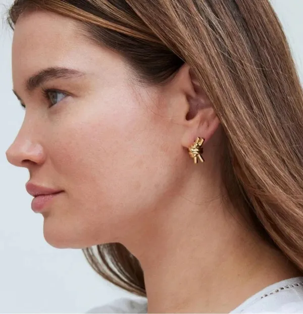 Madewell • NWT Knotted Medium Stud Earrings - Image 2
