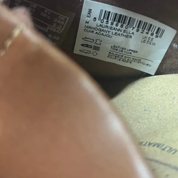 Clarks‎ Brown Mules Size 8.5 Wide - Image 5