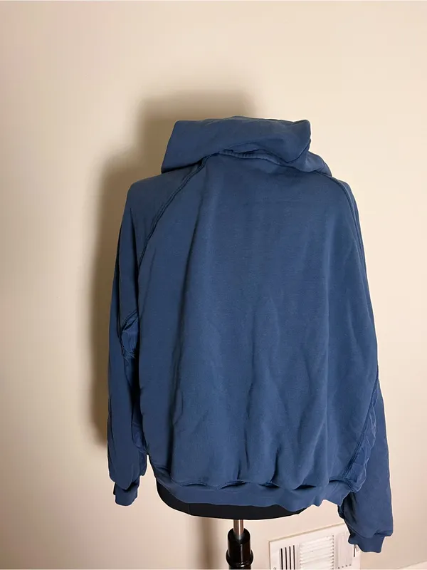 Skims Blue oversize Zip Hoodie - Image 3